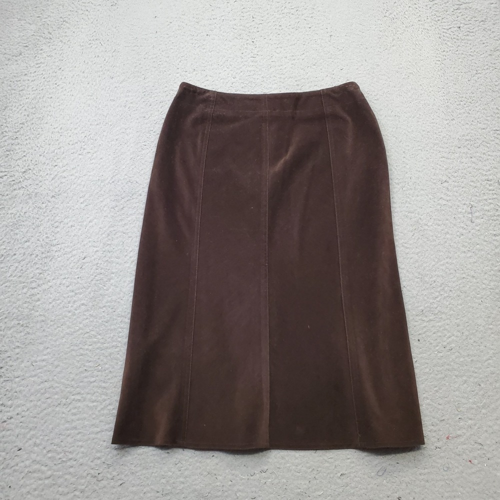 The Limited A-Line Skirt Womens Size 6 Brown Corduroy‎ Stretch Fitted Classic - Picture 2 of 8